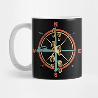 HIking Compass Hiked it, Liked it, where to next Mug